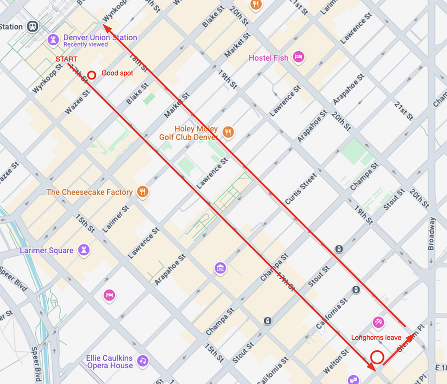 parade route map